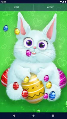 Easter Rabbit Live Wallpaper android App screenshot 0