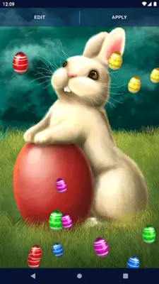 Easter Rabbit Live Wallpaper android App screenshot 2