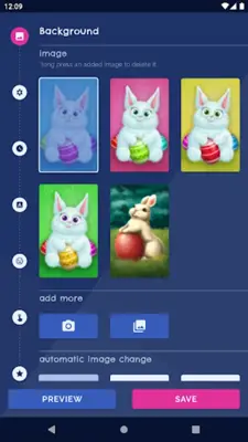 Easter Rabbit Live Wallpaper android App screenshot 7